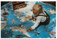 Load image into Gallery viewer, World map round XL Play Mat/Pouch
