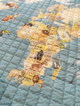 Load image into Gallery viewer, World map round XL Play Mat/Pouch
